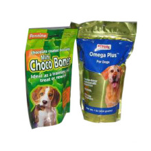 Dog Food Plastic Bag/Bottom Gusset Al Foil Dog Food Bag